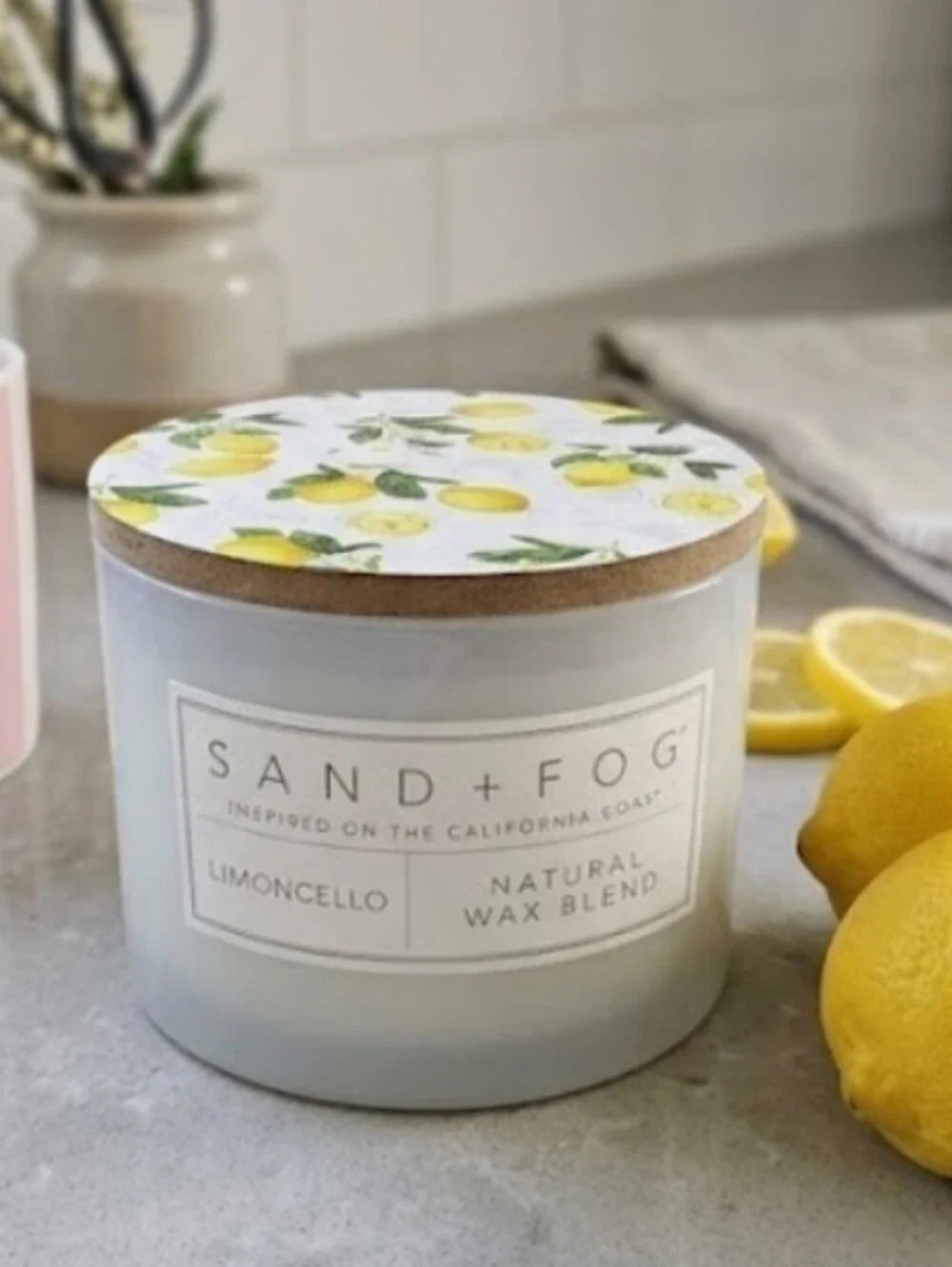 Sand + Fog Limoncello 2-Wick Candle ~ 12 oz